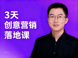 3天创意营销落地课